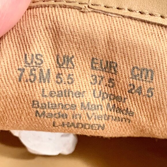 EUC Franco Sarto Hadden Leather Loafers, Black, Size 7.5 - Picture 6 of 12